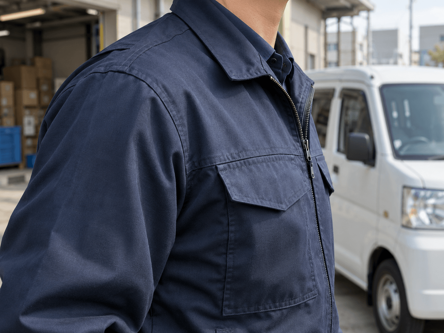 配送スタッフの作業着